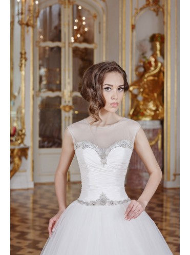 Платье свадебное коллекция Оксения 2015 модель Пудра 2